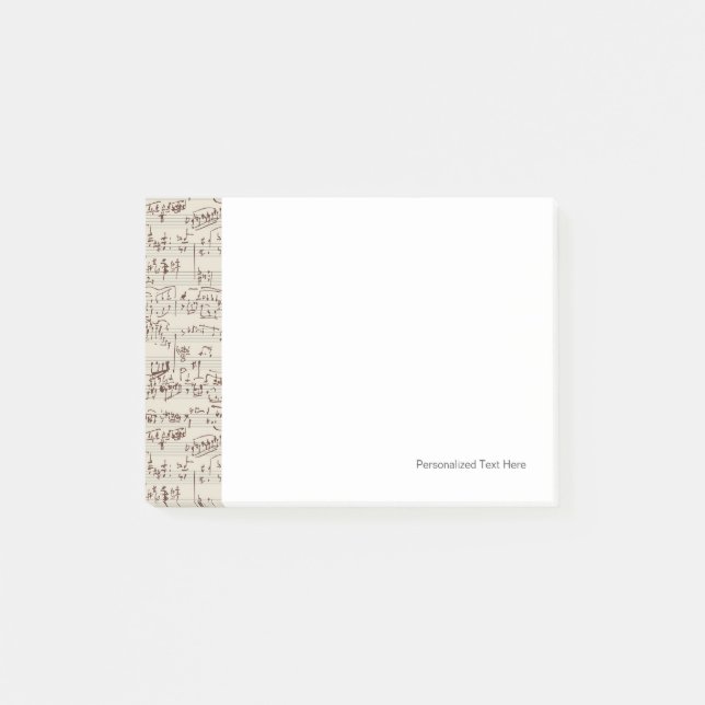 Post-it® Notes musicales (Devant)