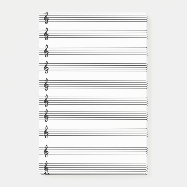 Post-it® Notes musicales (Devant)