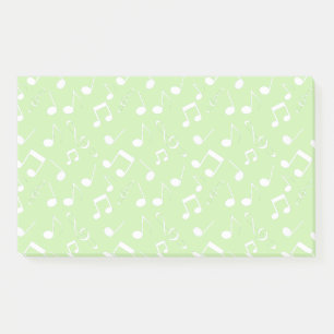 Post-it® Notes musicales blanches Design Post-It Notes