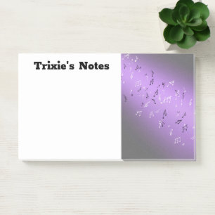 Post-it® Notes musicales dans le violet clair de lune