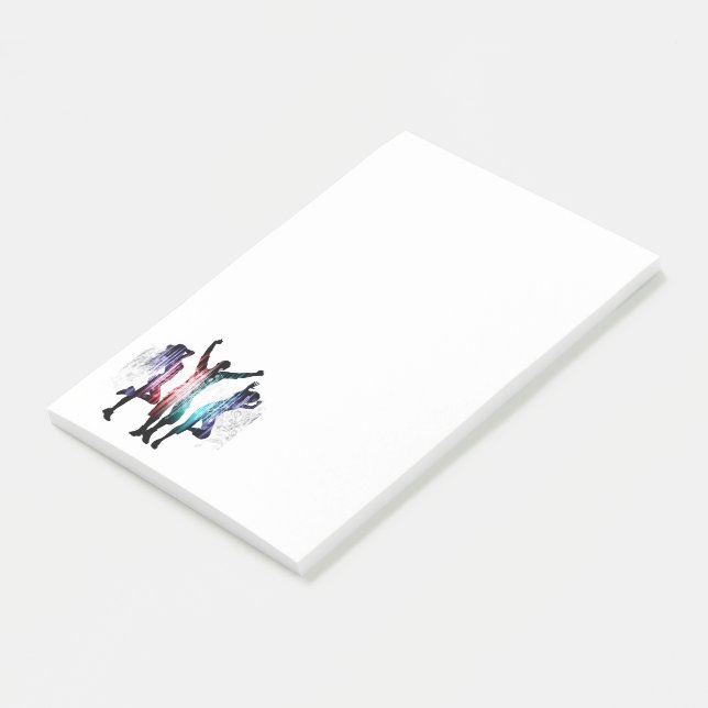 Post-it® Notes musicales et danseurs (Incliné)