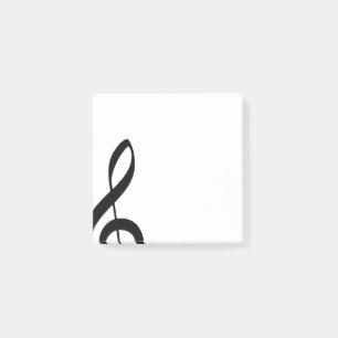 Post-it® Notes musicales post-it de Treble Clef