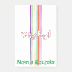Post-it® Notes Ne pas lire, Les Secrets de Maman