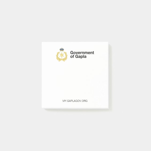 Post-it® Notes officielles de Gapla (Devant)