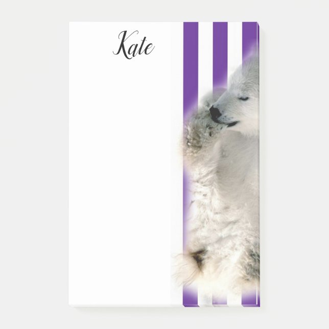 Post-it Notes Ours Polaire (Devant)