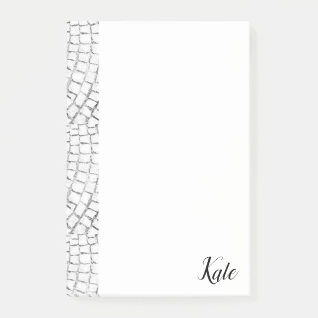 Post-it Notes Pavés Blancs (Devant)