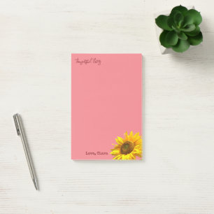 Post-it® Notes Pensées Notes Tournesol