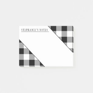 Post-it® Notes personnalisées Buffalo Plaid