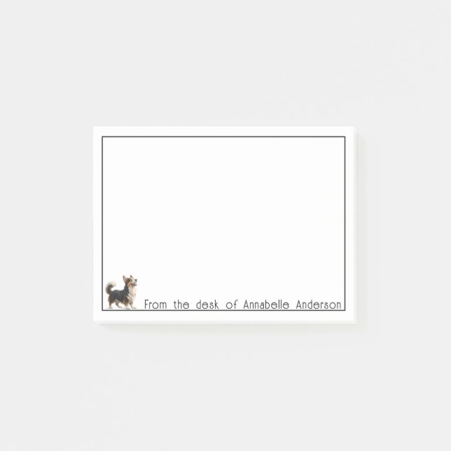 Post-it® Notes personnalisées Corgi mignon (Devant)