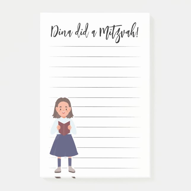 Post-it® Notes personnalisées de Mitzvah (Devant)