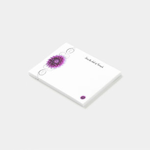 Post-it® Notes personnalisées de Purple Dahlia