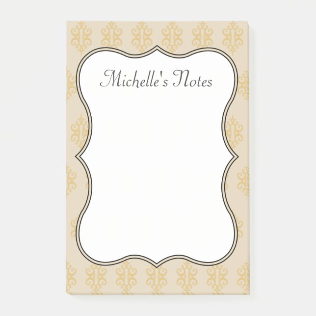Post-it® Notes Personnalisées Dentelle Vintage (Devant)