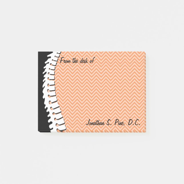 Post-it® Notes personnalisées Spine and Chevrons (Devant)