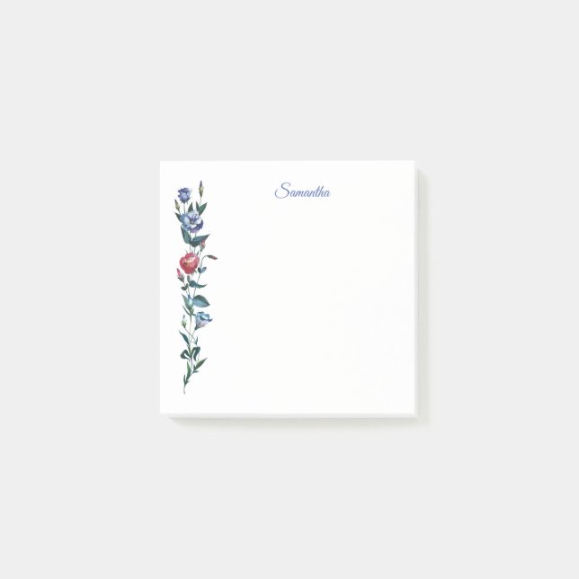 Post-it® Notes personnalisées sur les billets de fleurs (Devant)