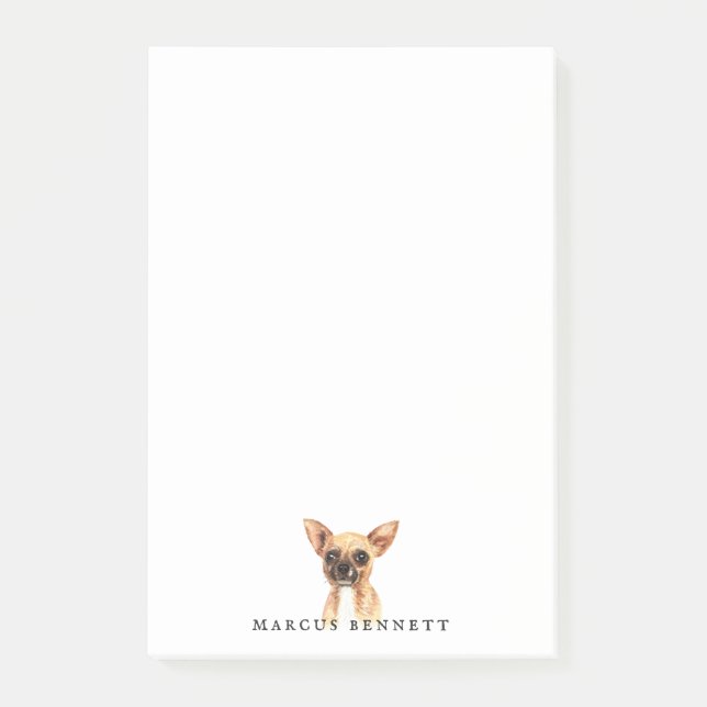 Post-It Notes Personnalisés | Chihuahua (Devant)