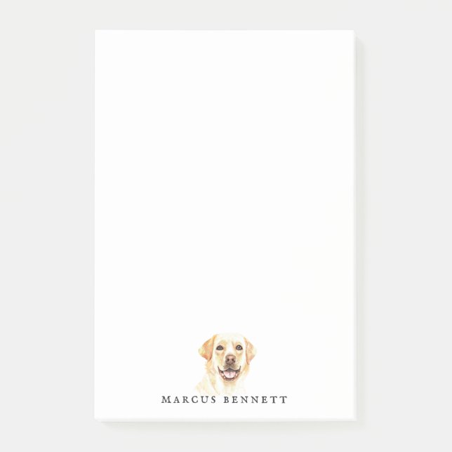 Post-It Notes Personnalisés | Labrador Retriever (Devant)
