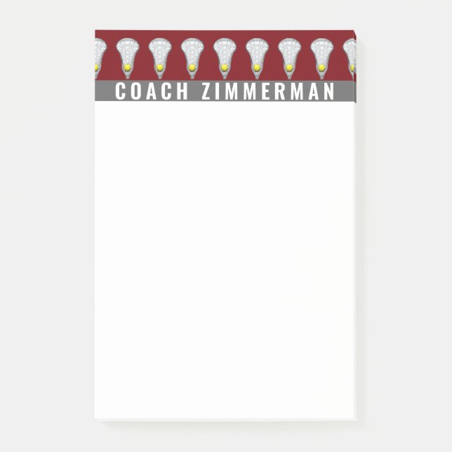 Post-It Notes Personnalisés Marron pour le Sport d (Devant)