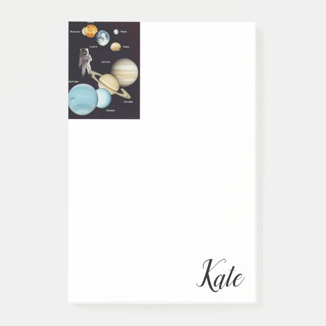 Post-it Notes Planètes (Devant)