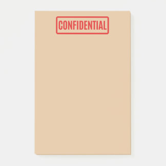 Post-it® Notes post-it confidentielles