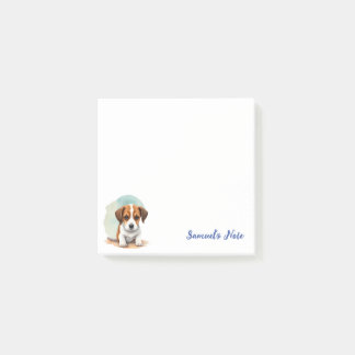 Post-it® Notes post-it de Beagle aquarelle personnalisées