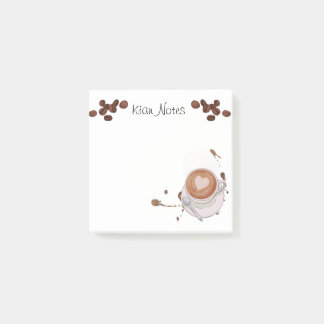 Post-it® Notes post-it de café personnalisées