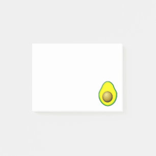 Post-it® Notes post-it de dessin Avocado de style vintage