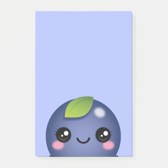 Post-it® Notes post-it de Kawaii Blueberry (Devant)