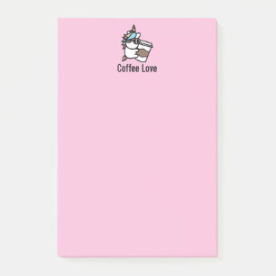 Post-it® Notes post-it de la licorne de café