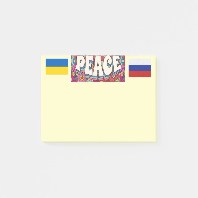 Post-it® Notes post-it de la paix (Devant)