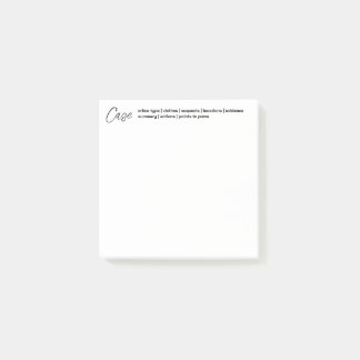 Post-it® Notes post-it de l'étiquette de criminalistique et