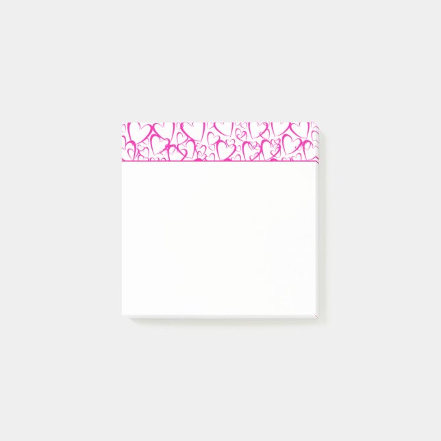 Post-it® Notes post-it des Coeurs roses (Devant)