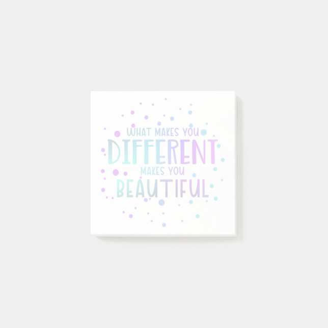 Post-it® Notes post-it du mantra d'amour personnel (Devant)