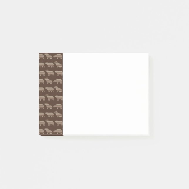 Post-it® Notes post-it du Motif Capybara (Devant)