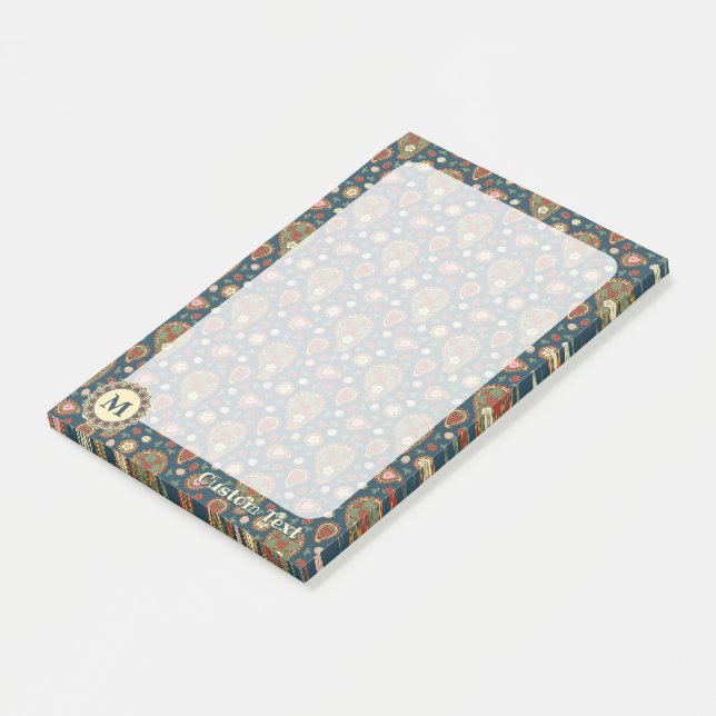 Post-it® Notes post-it du Motif de fraises Paisley (Incliné)