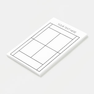 Post-it® Notes post-it du record de tennis - Texte personna