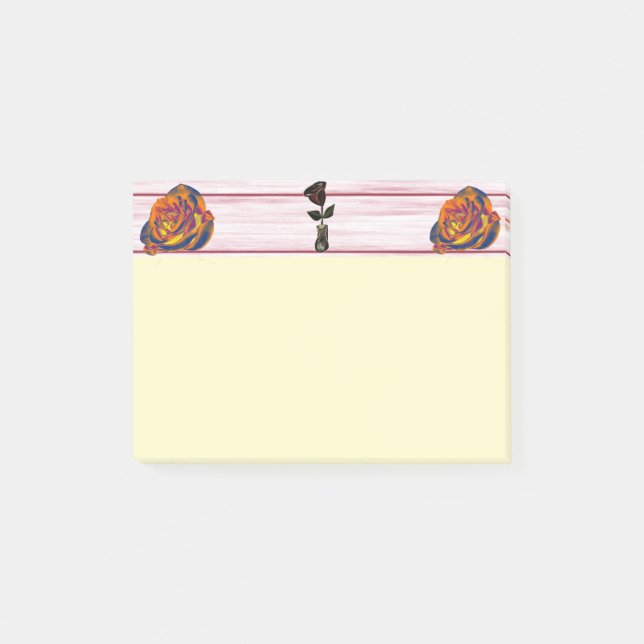 Post-it® Notes post-it du Rose orange (Devant)