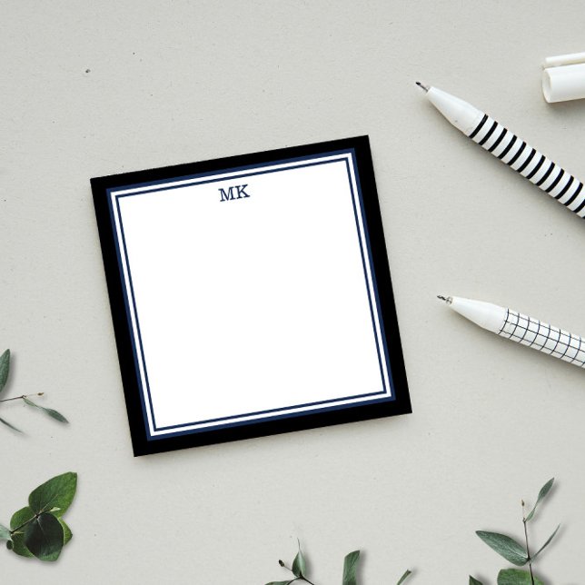 Post-it® Notes post-it en bleu noir (Créateur téléchargé)