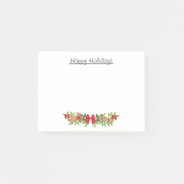 Post-it® Notes post-it Festive Holiday Garland (Devant)