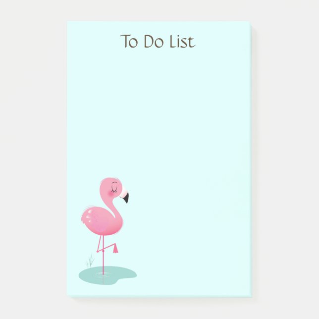 Post-it® Notes post-it Flamant rose (Devant)