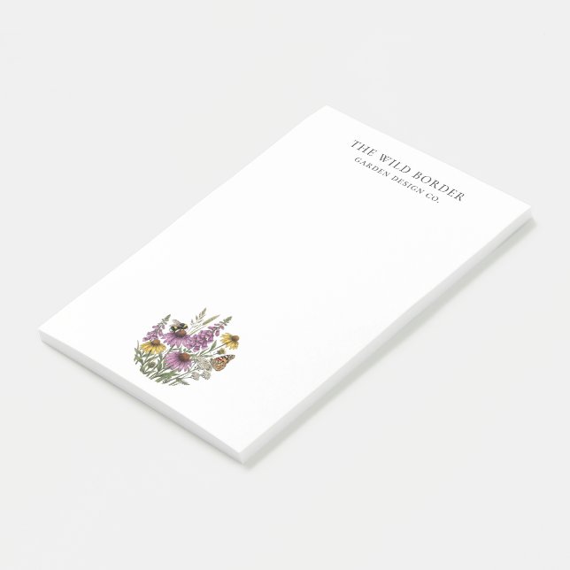 Post-it® Notes Post‑it Jardin de pollinisateurs botaniques (Incliné)
