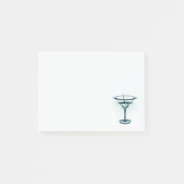 Post-it® Notes post-it martini en verre (Devant)