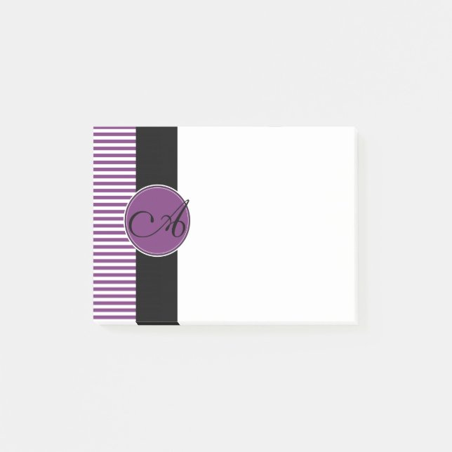 Post-it® Notes Post-It, Monogramme personnalisé (Devant)
