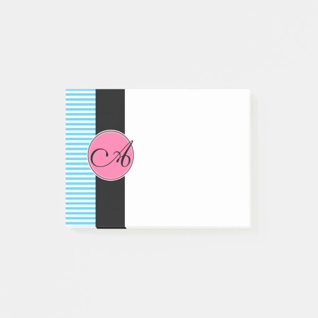 Post-it® Notes Post-It, Monogramme personnalisé (Devant)