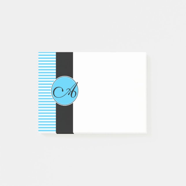 Post-it® Notes post-it, monogramme personnalisé (Devant)
