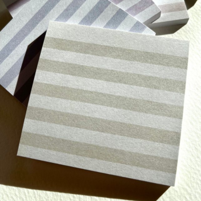 Post-it® Notes post-it Pastel vert (Soft green tone-on-tone stripes make a subtle statement.)
