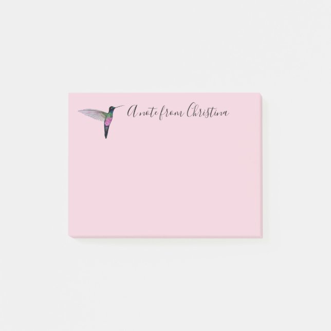 Post-it® Notes post-it personnalisées pour les colibris (Devant)