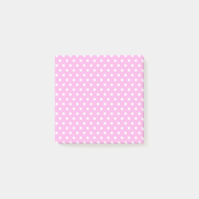 Post-it® Notes Post-it Pois rose pâle (Devant)