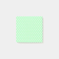 Notes Post-it Pois vert clair