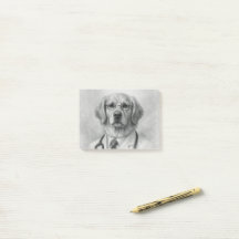 Notes Post‑It Portrait de Médecin Chien