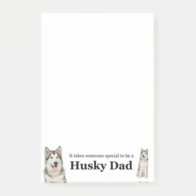 Post-it® Notes post-it pour papa Husky (Devant)